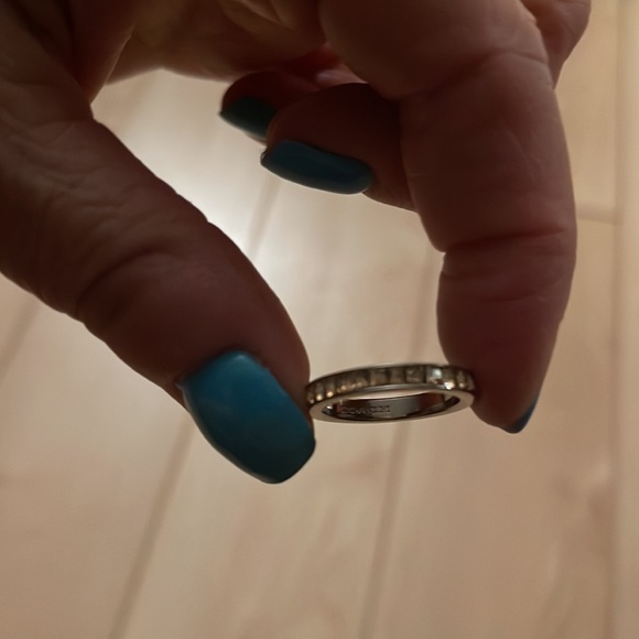 NEW never worn COACH stacking eternity band ring set - Picture 5 of 6